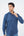 Leo Chevalier Faded Blue Square Print Non Iron Shirt
