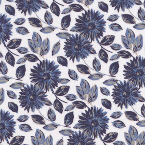 Leo Chevalier Non Iron Blue Thorn Bush Print Shirt