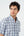 Leo Chevalier Blue and Beige Check Non Iron Shirt