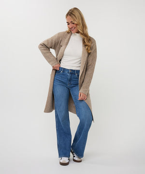 Gilet long EsQualo avec poches
