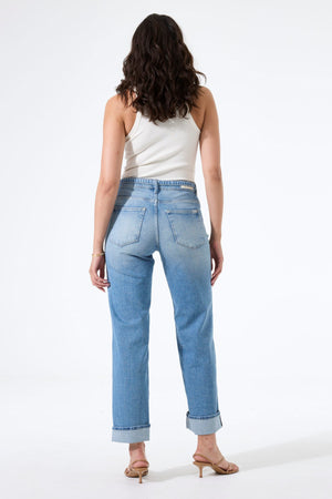 Celia Fit Jean droit taille haute