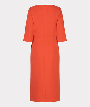 Robe midi EsQualo à détail nœud