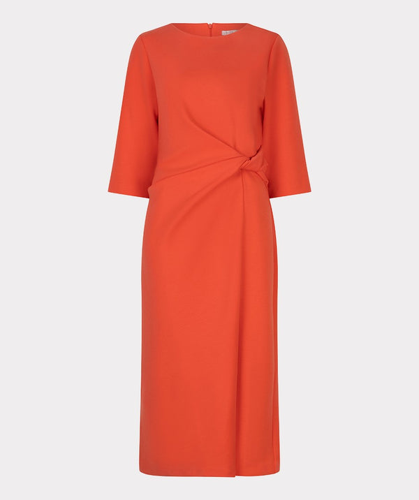 EsQualo Knot Detail Midi Dress