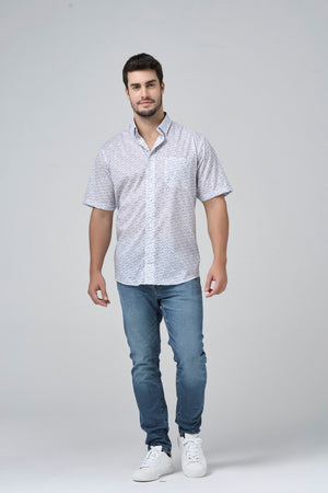 Leo Chevalier Light Floral Non Iron Shirt