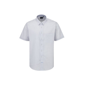 Leo Chevalier Mini Abstract Circle Print Non-Iron Shirt