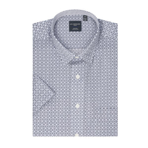 Leo Chevalier Neat Flower Print Non-Iron Shirt