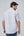 Leo Chevalier White and Black Print Non Iron Shirt