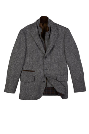 Blazer hybride à chevrons Viyella