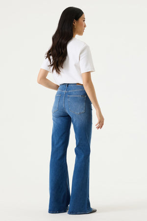 Garcia Isabella Ultra Flared High Waisted Jean 32" Lengh