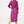 Robe portefeuille rose pour femme