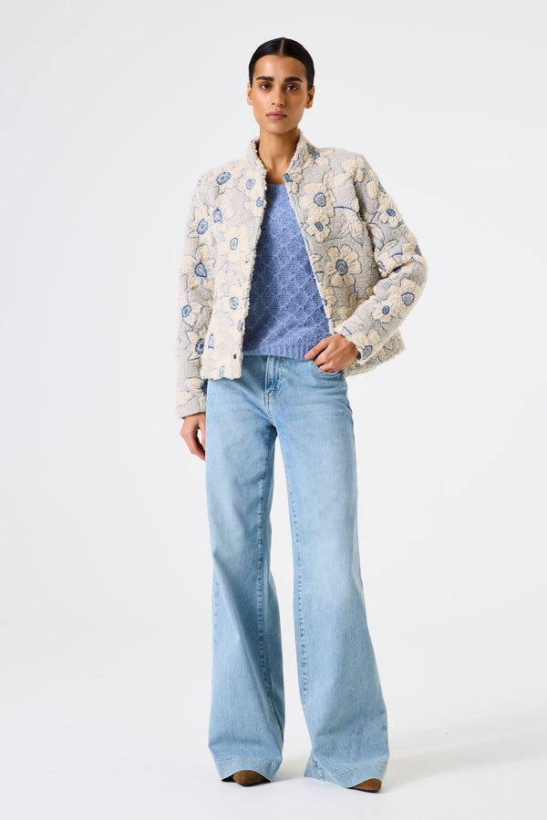 Garcia Flower Knit Jacket