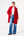 Manteau bouclé rouge Garcia