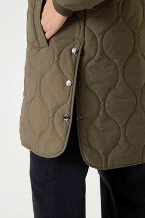 Garcia Long Padded Bomber Jacket