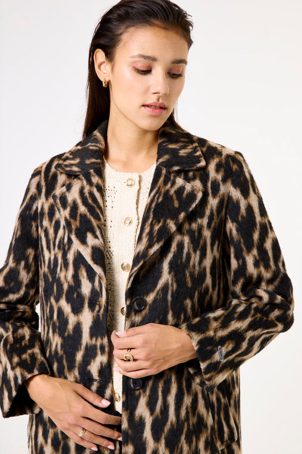Garcia Leopard Print Jacket