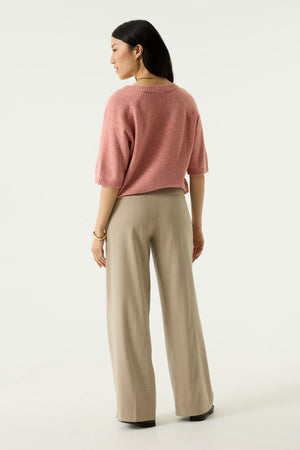 Garcia V-Neck Short Sleeve Sweater