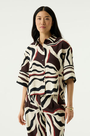 Garcia All Over Print Blouse