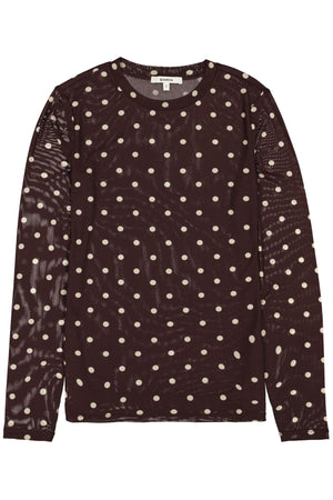 Garcia Long Sleeve Printed Top