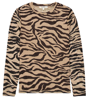 Garcia Long Sleeve Printed Top