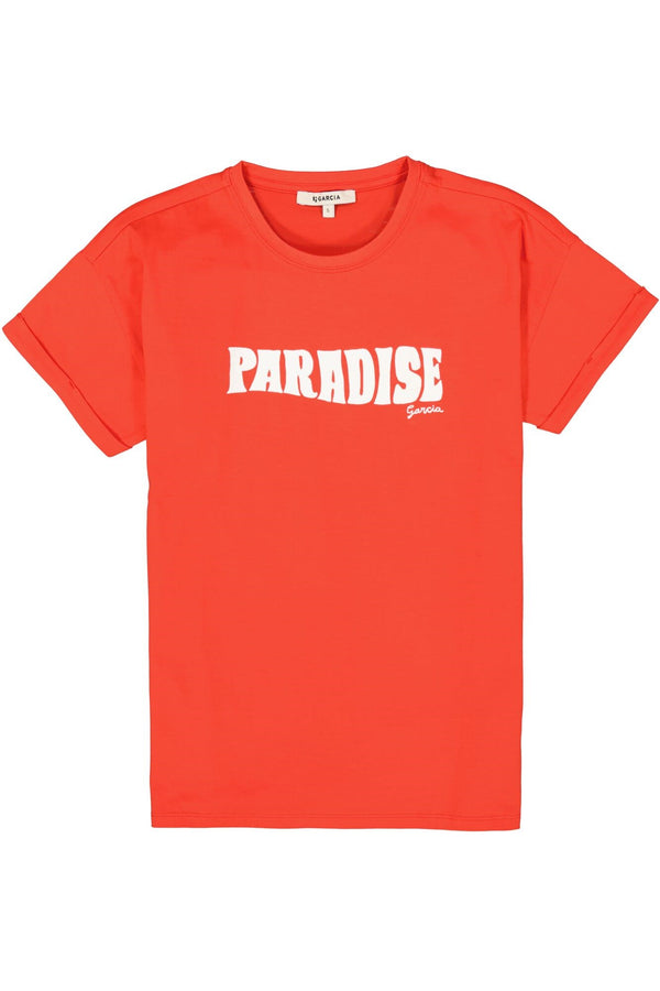 T-shirt imprimé paradis