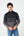 Leo Chevalier Cable Gradient 1/4 Zip Mock Sweater