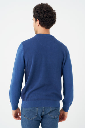 Leo Chevalier Twotone Crewneck Sweater