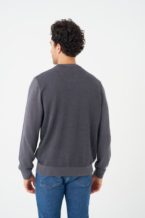 Leo Chevalier Twotone Crewneck Sweater