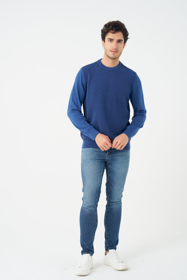 Leo Chevalier Twotone Crewneck Sweater