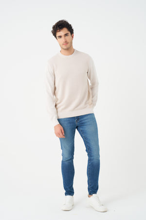 Leo Chevalier Twotone Crewneck Sweater