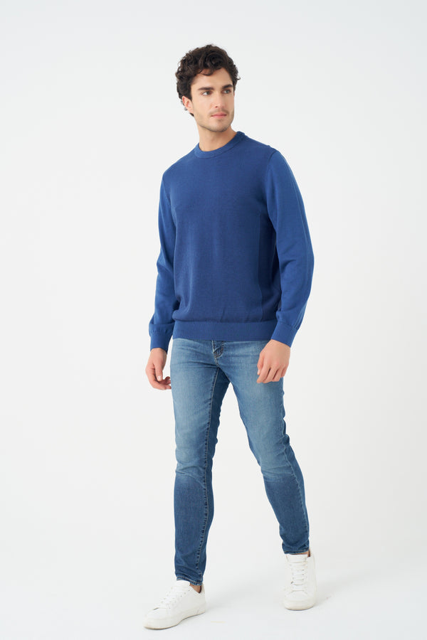 Leo Chevalier Twotone Crewneck Sweater