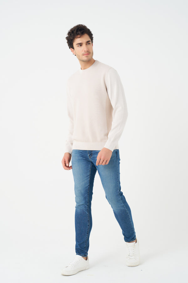 Leo Chevalier Twotone Crewneck Sweater