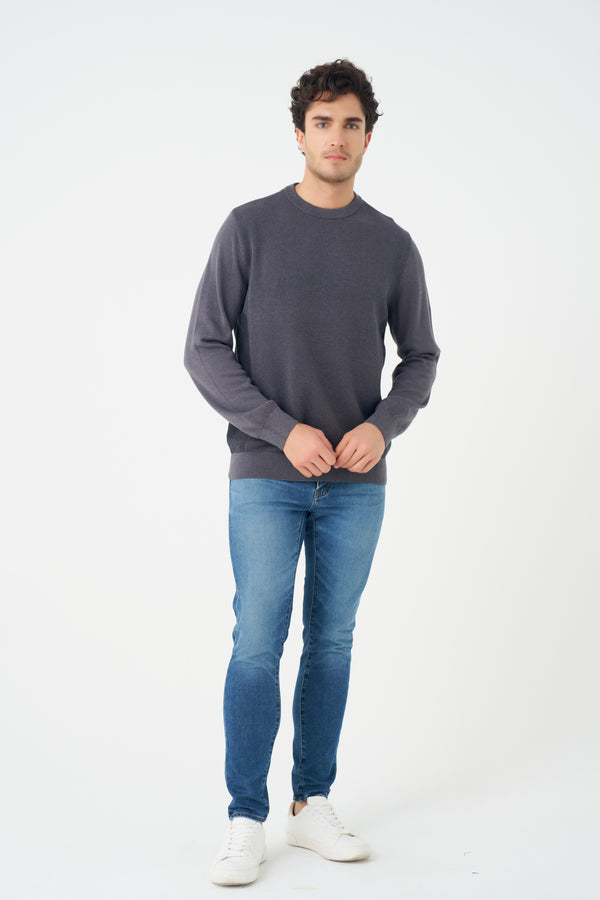 Leo Chevalier Twotone Crewneck Sweater