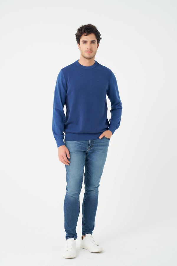 Leo Chevalier Twotone Crewneck Sweater