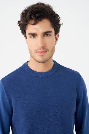 Leo Chevalier Twotone Crewneck Sweater