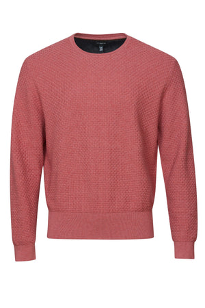 Leo Chevalier Crewneck Textured Cotton Sweater