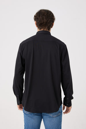 Leo Chevalier Solid Knitted Shirt