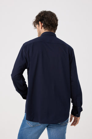 Leo Chevalier Solid Knitted Shirt