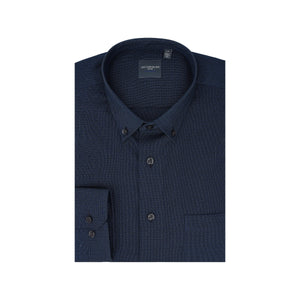 Chemise boutonnée en maille unie Leo Chevalier