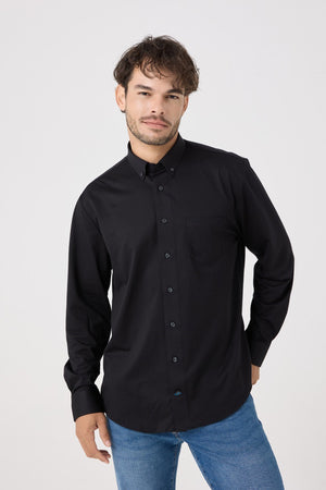 Leo Chevalier Solid Knitted Shirt