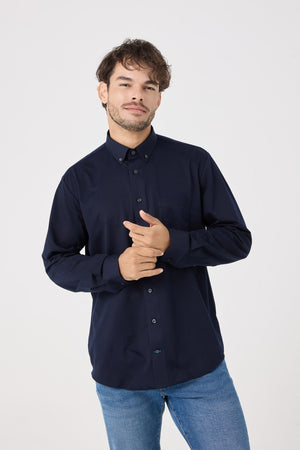 Leo Chevalier Solid Knitted Shirt