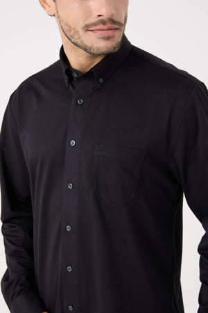 Leo Chevalier Solid Knitted Shirt