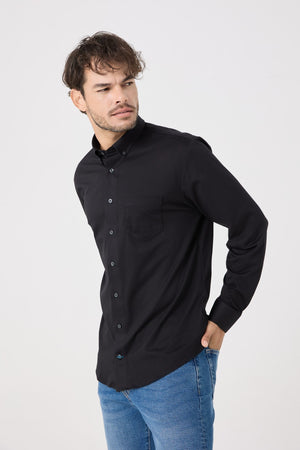 Leo Chevalier Solid Knitted Shirt