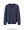 Leo Chevalier V neck Birdseye Blue Sweater