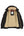 Garcia Padded Puffer Jacket with Brick Pattern Stitching