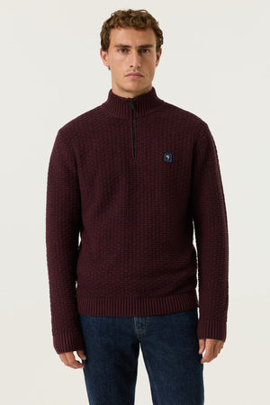 Garcia 1/4 Zip Knitted Sweater