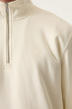 Garcia Off White Quarter Zip