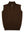 Pull col montant zippé 1/4 pour homme, sans manches, uni