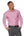 Red with White Stripes Adjusted Fit Non Iron Dress Shirt