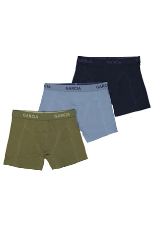 Lot de 3 boxers colorés Garcia