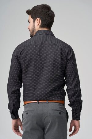 Col italien ajusté 100 % coton, sans repassage, pour hommes