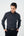 Chemise ajustée en coton élasthanne sans repassage à col évasé pour homme